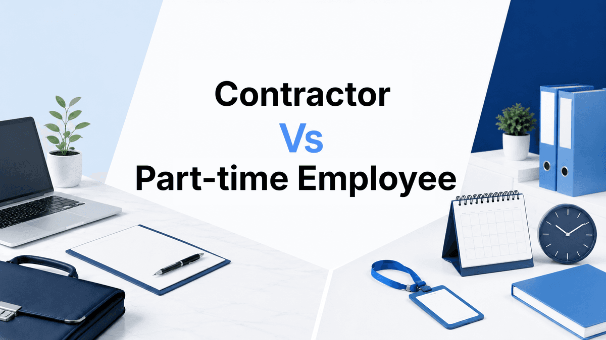 Independent Contractor vs. Part-Time Employee: Which One Do You Actually Need?
