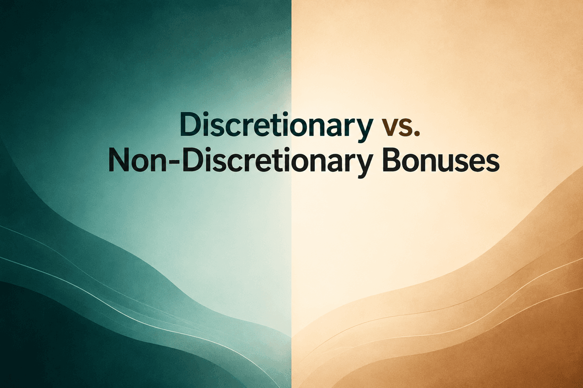 Discretionary vs. Non-Discretionary Bonuses: Key Differences