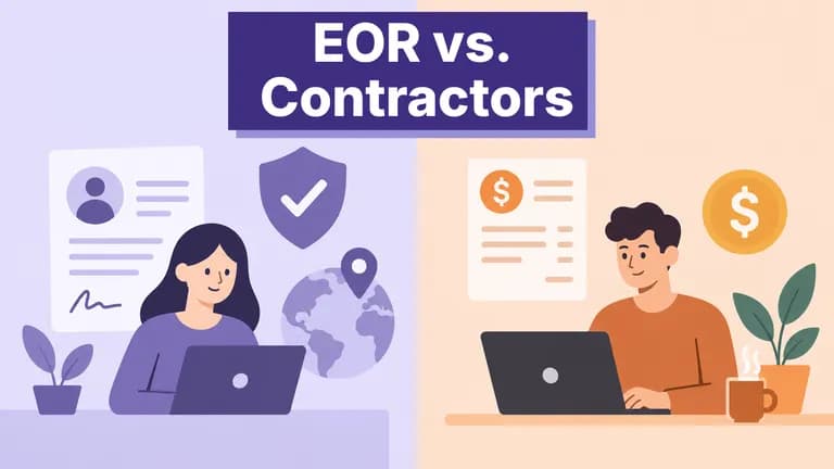 EOR vs. Contractor: How to Hire Your First International Employees