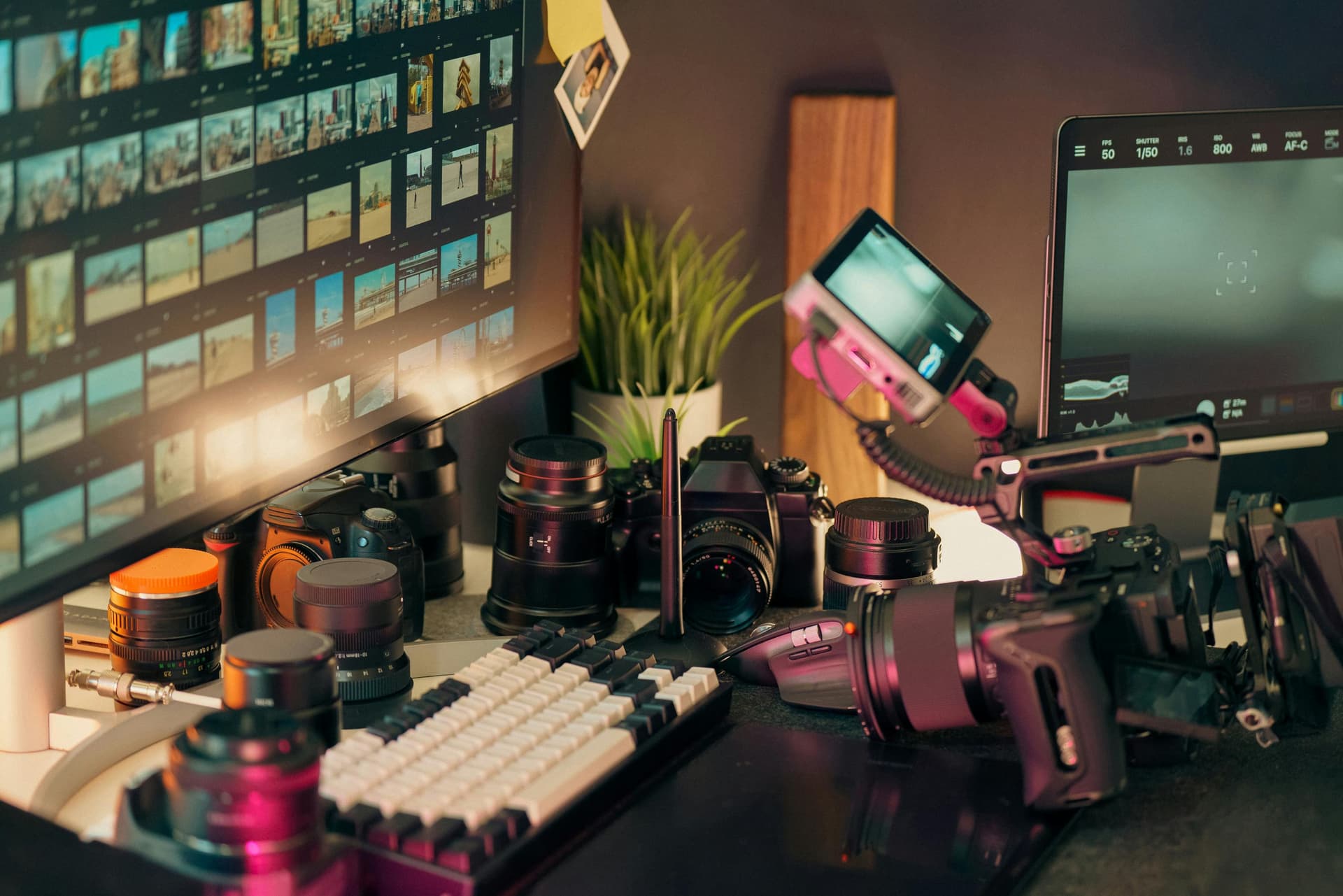 Video production and editing tools.