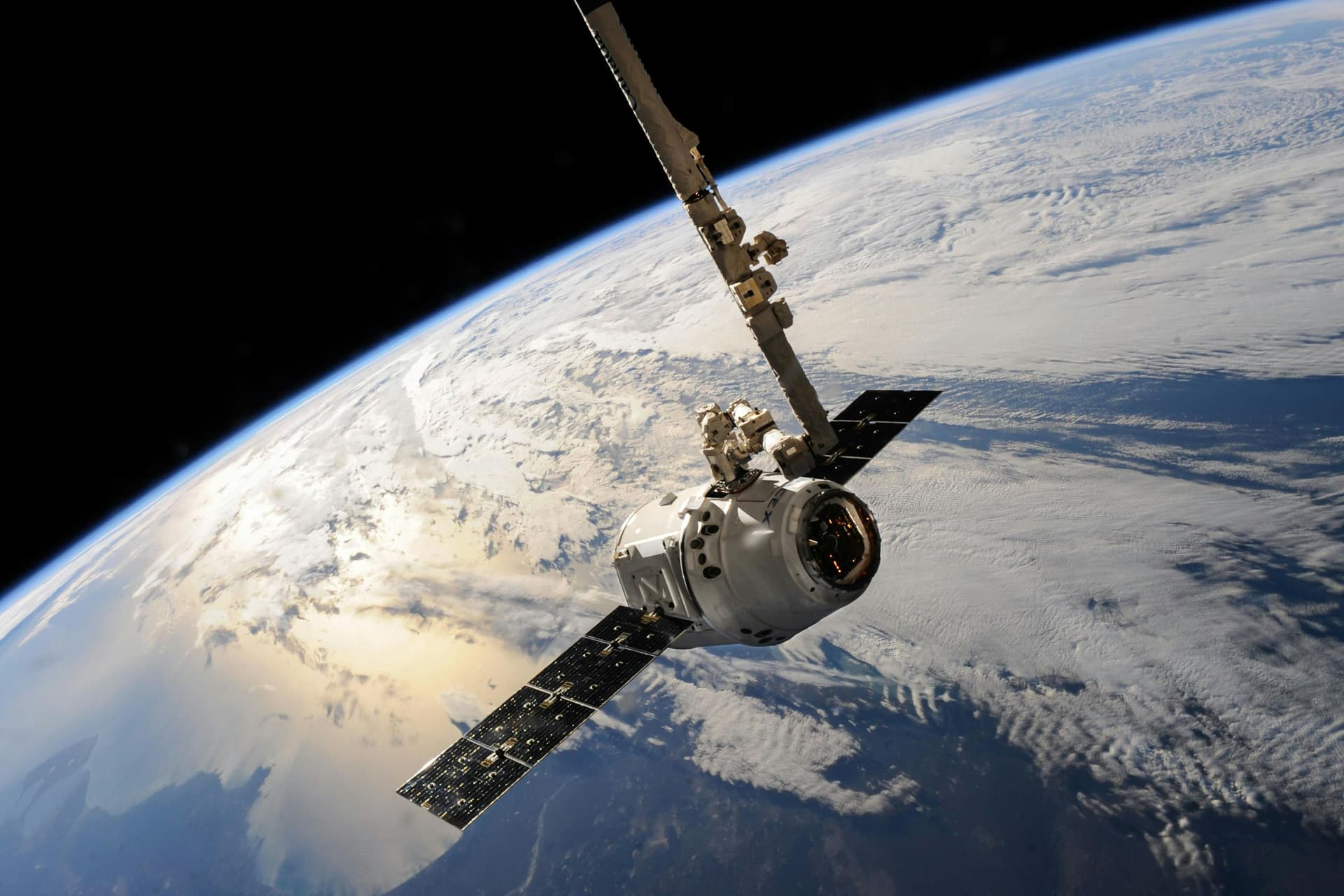 Satellite in Space.