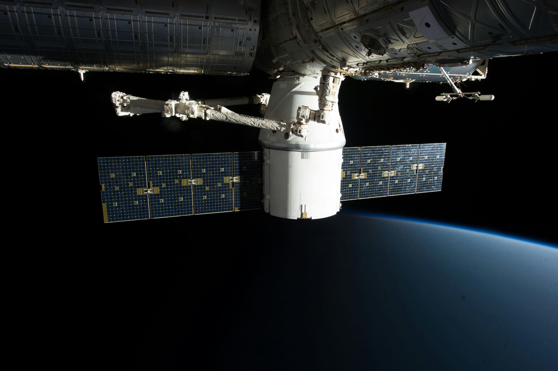 Satellite in space.