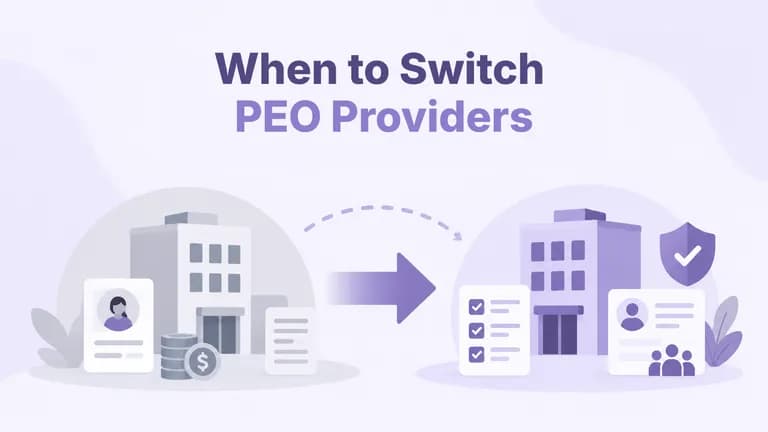 When to Switch PEO Providers: 9 Signs It's Time to Make the Move