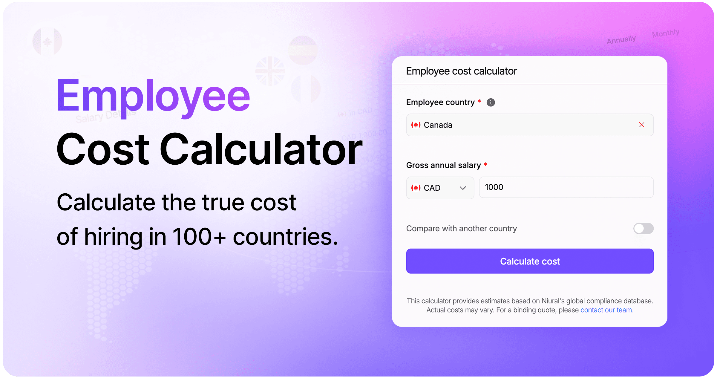 Cost Calculator