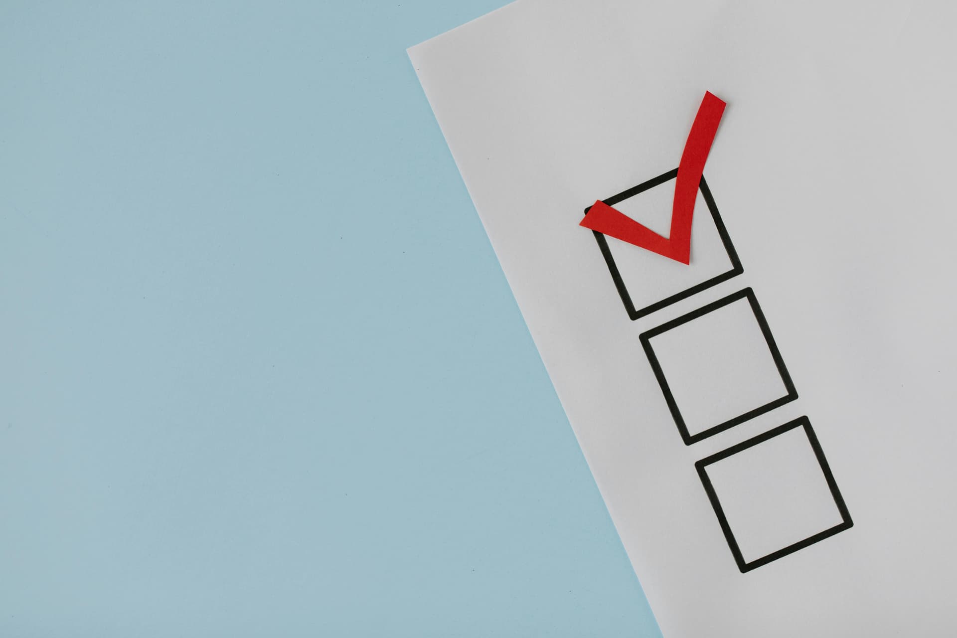 Checklist.