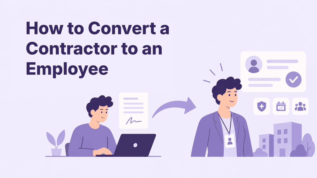 How to Convert a Contractor to an Employee