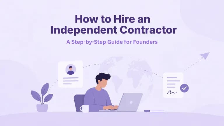 How to Hire an Independent Contractor: A Step-by-Step Guide for Founders