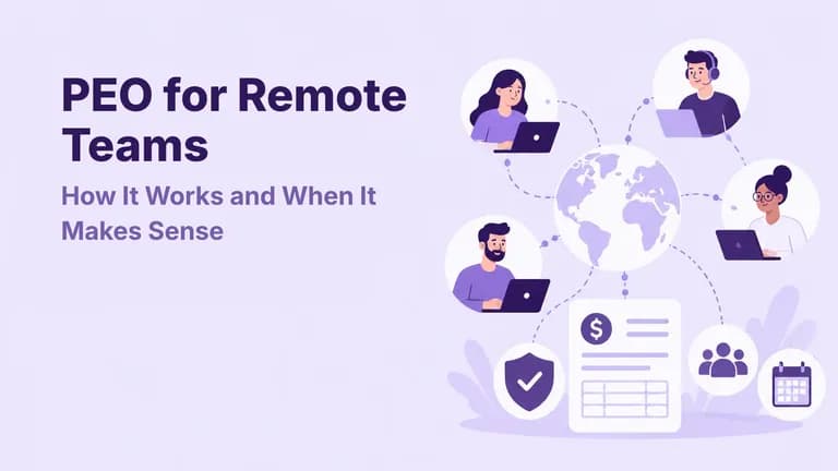 PEO for Remote Teams: How It Works and When It Makes Sense
