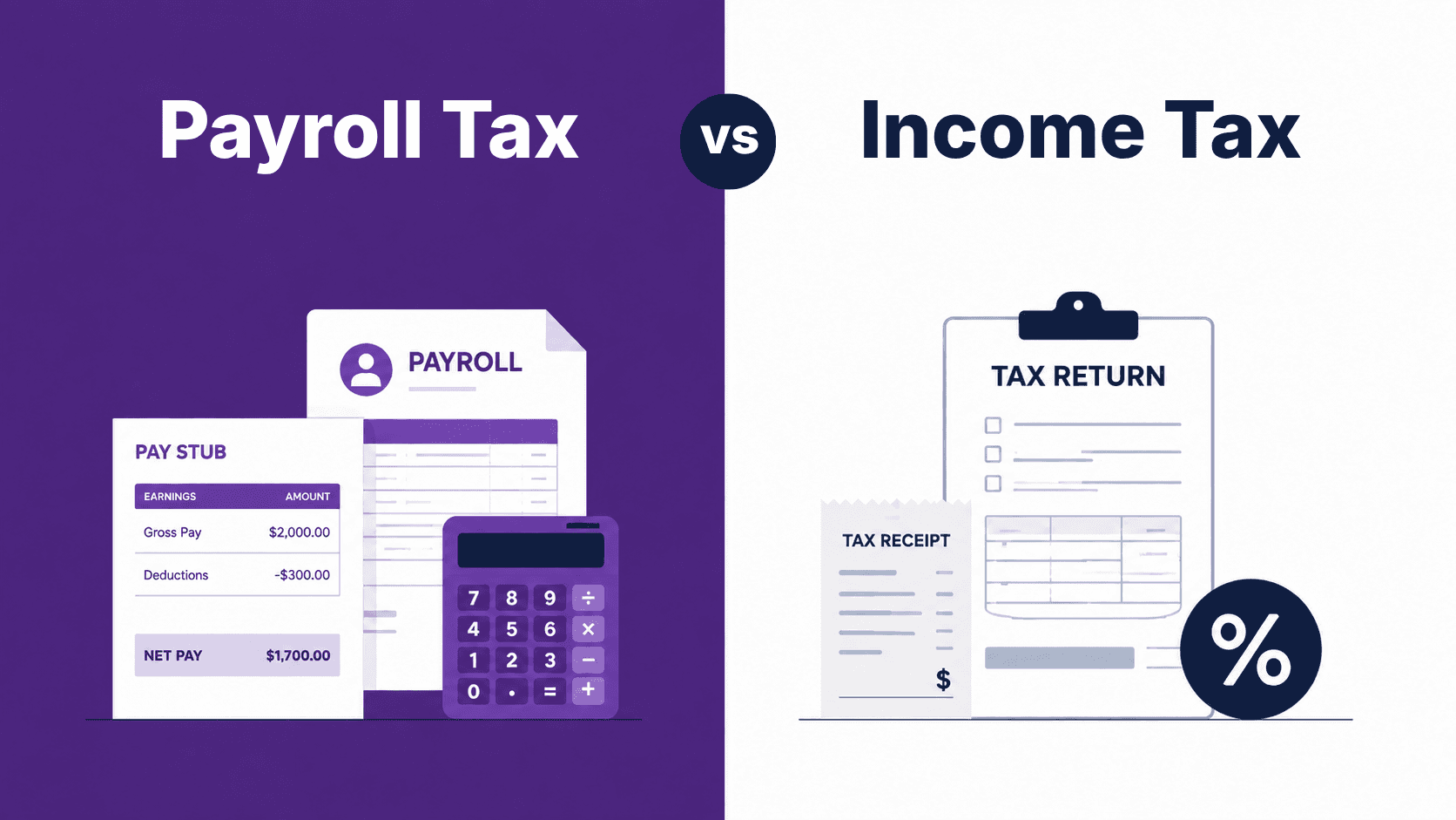 Payroll tax vs income tax