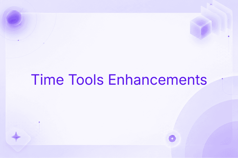 Time Tools Enhancements: Controls Your HR Team Needs